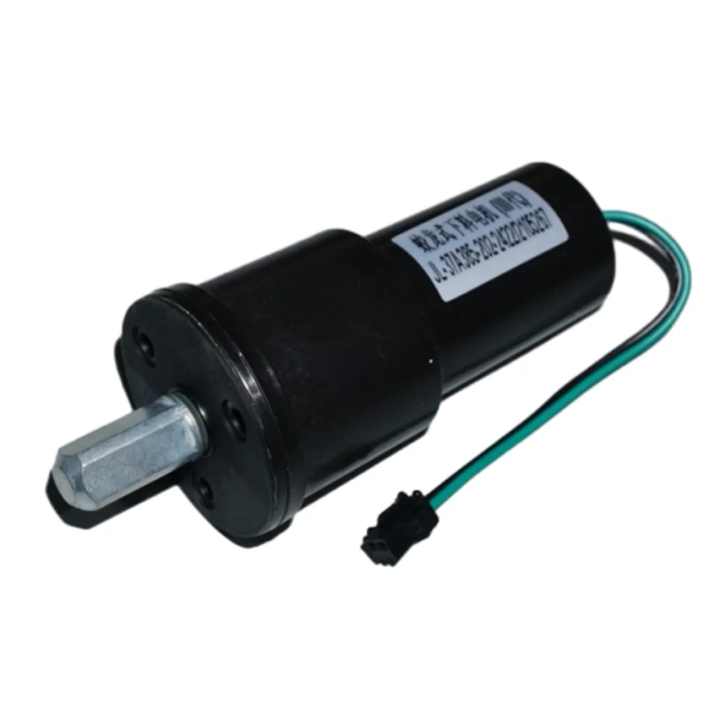 202:1 Reduction Ratio 37 Type Gear Motor Waterproof and Dustproof All Metal Gear Reduction Box Motor 12-36V Reducer Motor