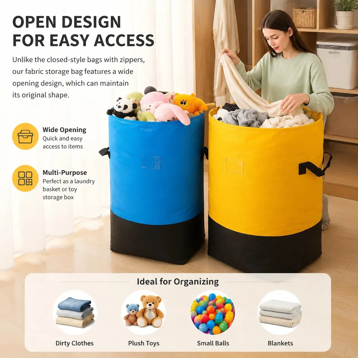 1PC Thickened WearResistant Waterproof Moving Packing Bag Multi-Functional Storage Parcel Transfer Bag MoistureProof