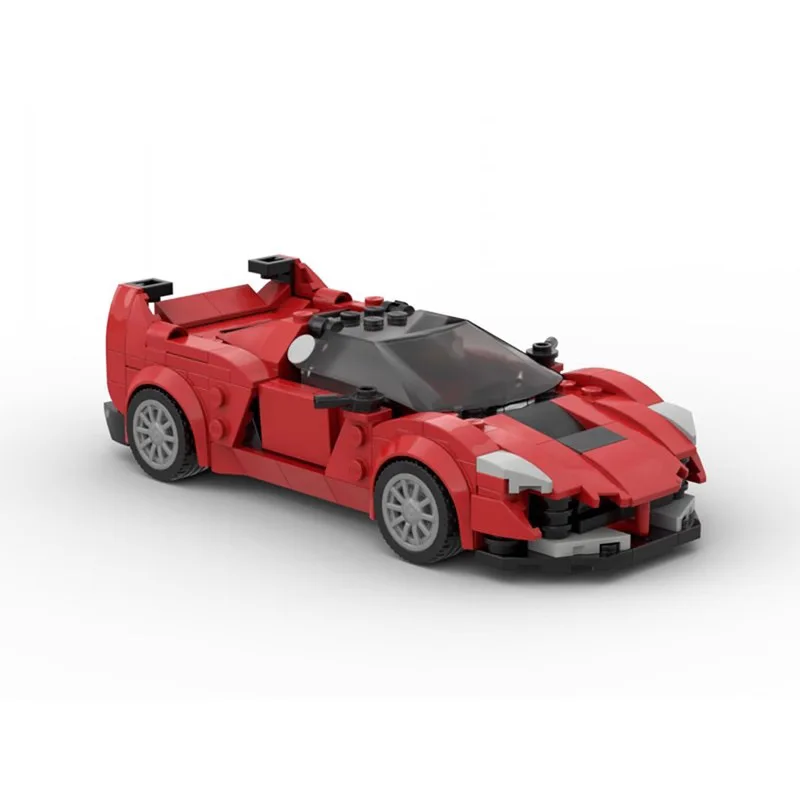 Ferraried Tractor Adjustable all wheel drive dynamometer Vehicle Toy Block Car Assembly Model Kit Gift DIY Collections Scene