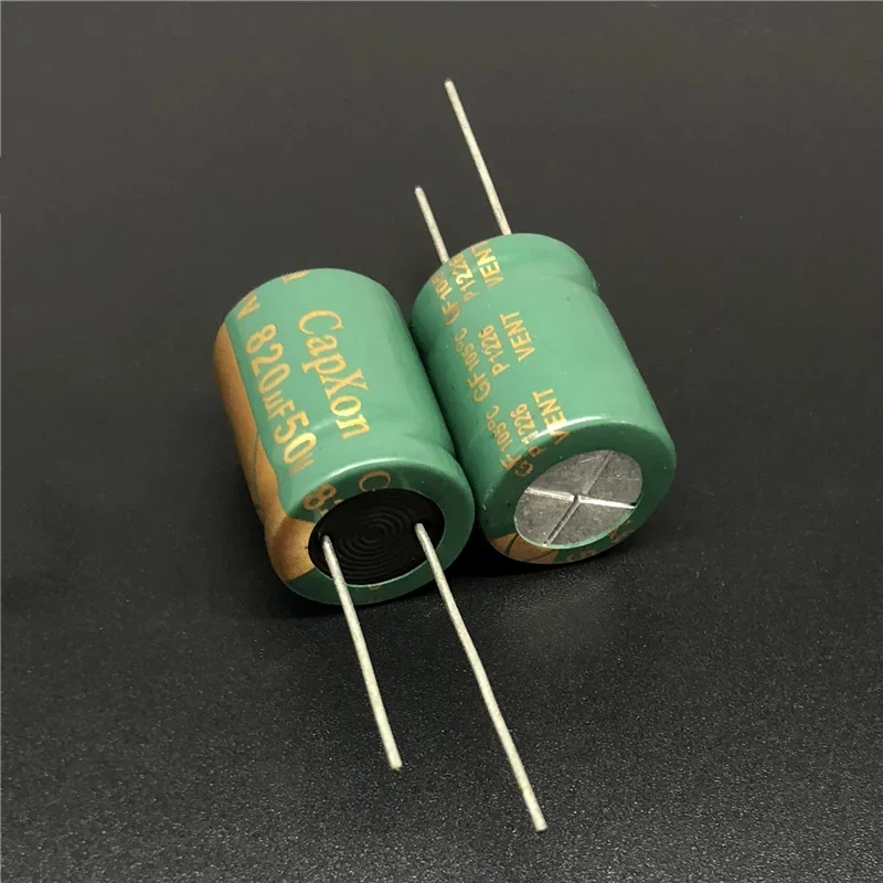 5Pcs/20Pcs 820uF 50V CAPXON GF Series 16x20mm Low Impecance 50V820uF Aluminum Electrolytic capacitor