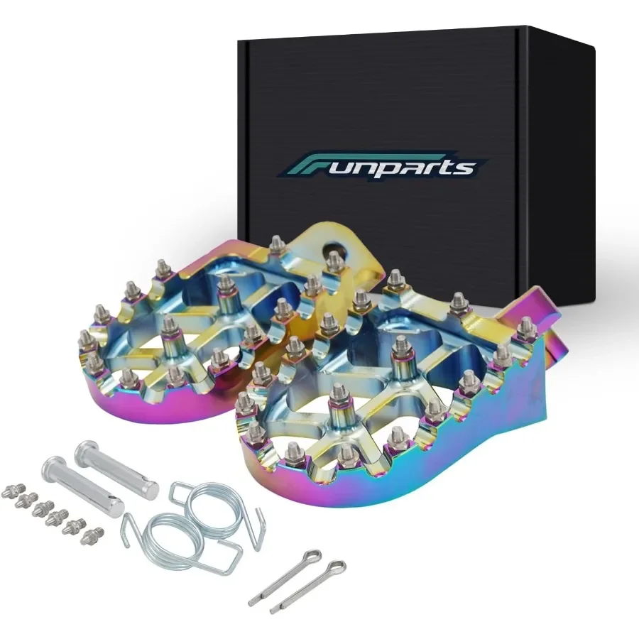 

Dirt Bike Foot Pegs Motorcycle Footpegs Foot Pedals Rests CNC for Apollo RFZ 125 DBX15 18 19 Tao Tao DB17 DB27 SSR Thumpstar 50
