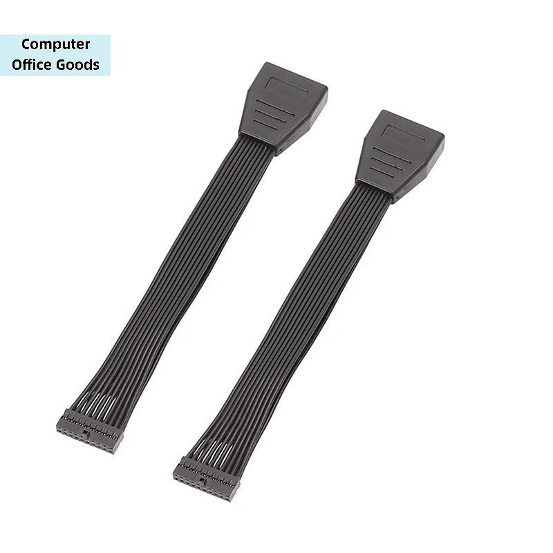 【USB 3.0 Header Extension Cable Low Profile USB 3.0 Internal 19/20 Pin Header Extender Motherboard Adapter 5.9 Inch】