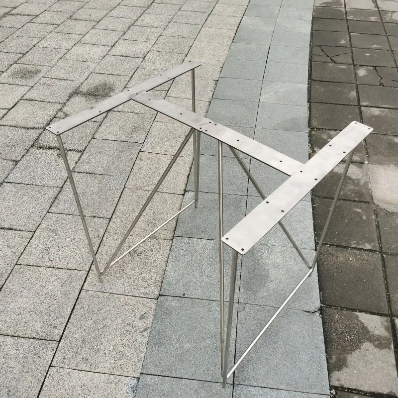 Stainless steel legs, legs, dining table foot brackets, bar leg support legs, feet, large plate universal