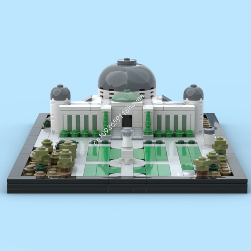

410 шт. MOC Griffith Observatory Архитектура для взрослых Коллекционная модель строительных блоков премиум-класса идеально подходит для дисплея