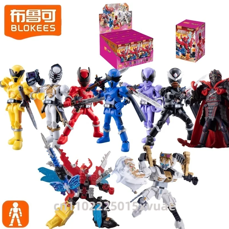 

BLOKEES Super Sentai Building Blocks Assembly and Collection Model of Movable Ohsama Sentai King-Ohger Children's Birthday Gift