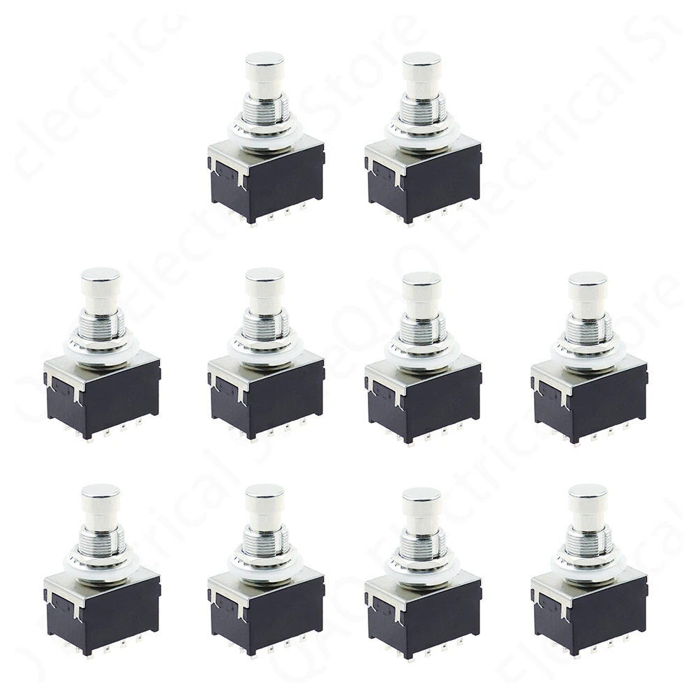 

10pcs Effect device through switch, change-over switch, 12 foot foot switch, 4PDT environmental protection