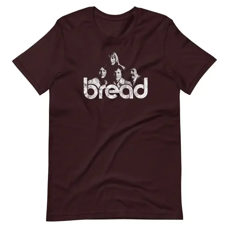 BREAD 70s Music Band Brown T shirt