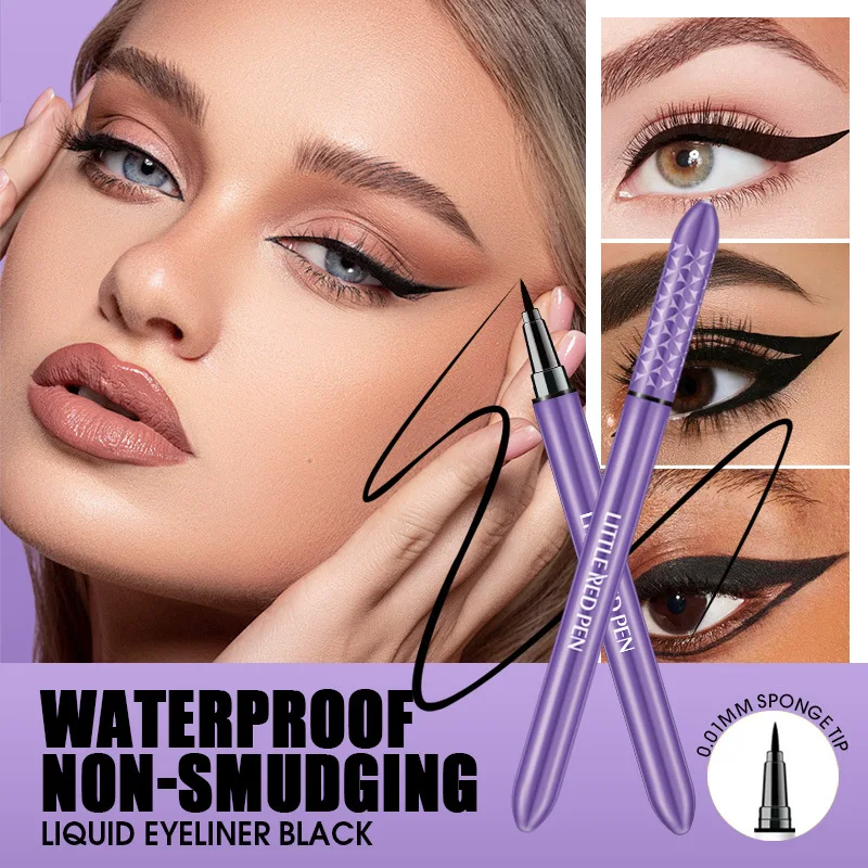 Set di eyeliner impermeabili di fascia alta da 3 pezzi, di lunga durata e non essiccanti, eleganti e portatili