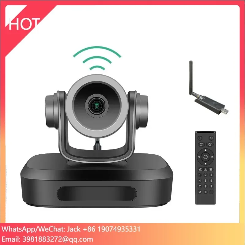 G07-3X 2.4G Ptz 360 Câmera de conferência sem fio Sistema de câmera de conferência 1080p Câmera de videoconferência para sala grande