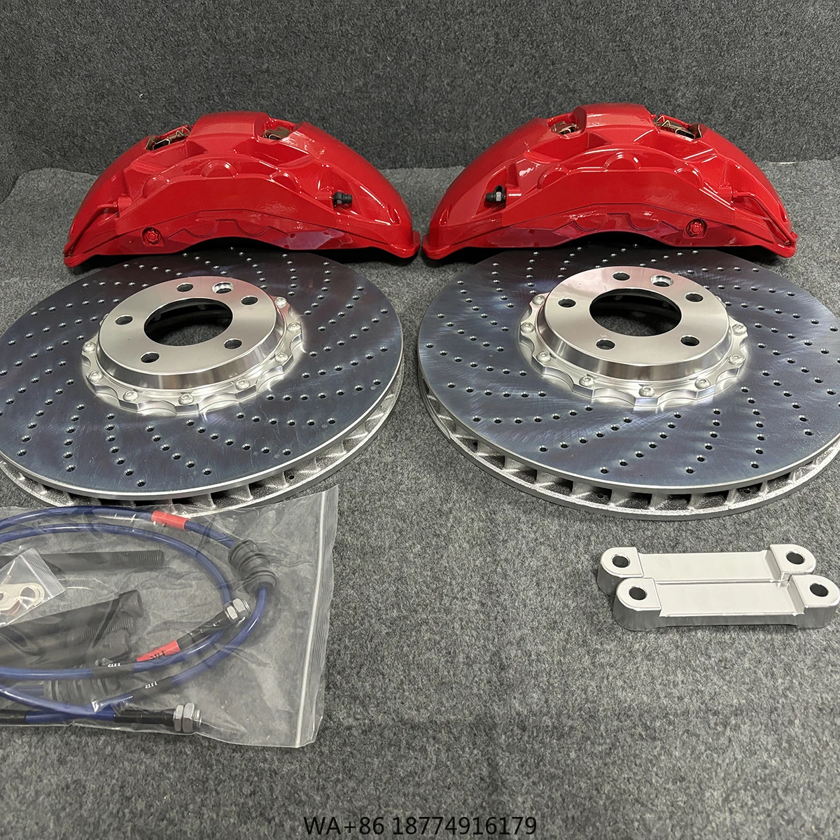 

Auto Parts 10 Piston Brake Caliper Kit Disc 10 Pot Big Brake Kit for Rover Defender Discovery Range Rover Series