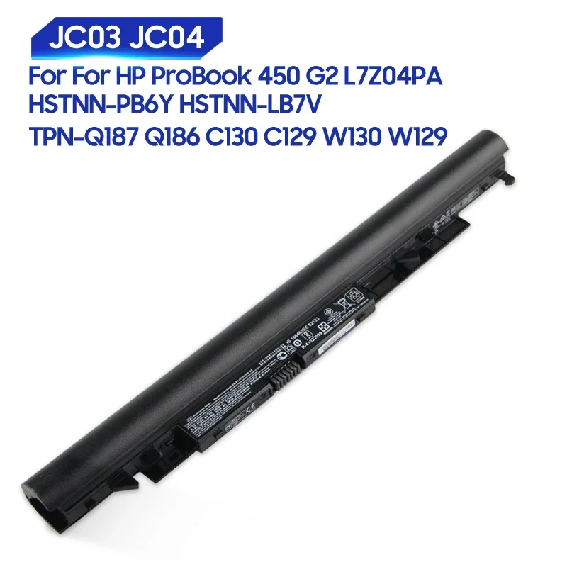 Replacement New Battery For HP HSTNN-PB6Y HSTNN-LB7V HSTNN-LB7W HSTNN-DB8E TPN-Q186 W130 JC04 JC03 ProBook 450 G2 2700mAh