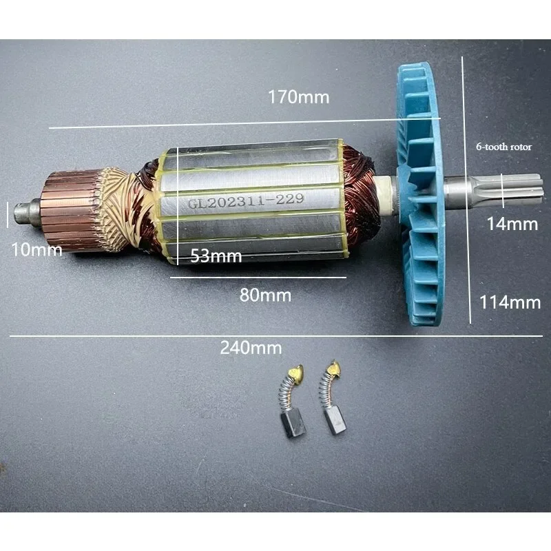 Clé électrique S2000/S2000L, clé électrique à Rotor, bobine de moteur, accessoires de Rotor en cuivre pur