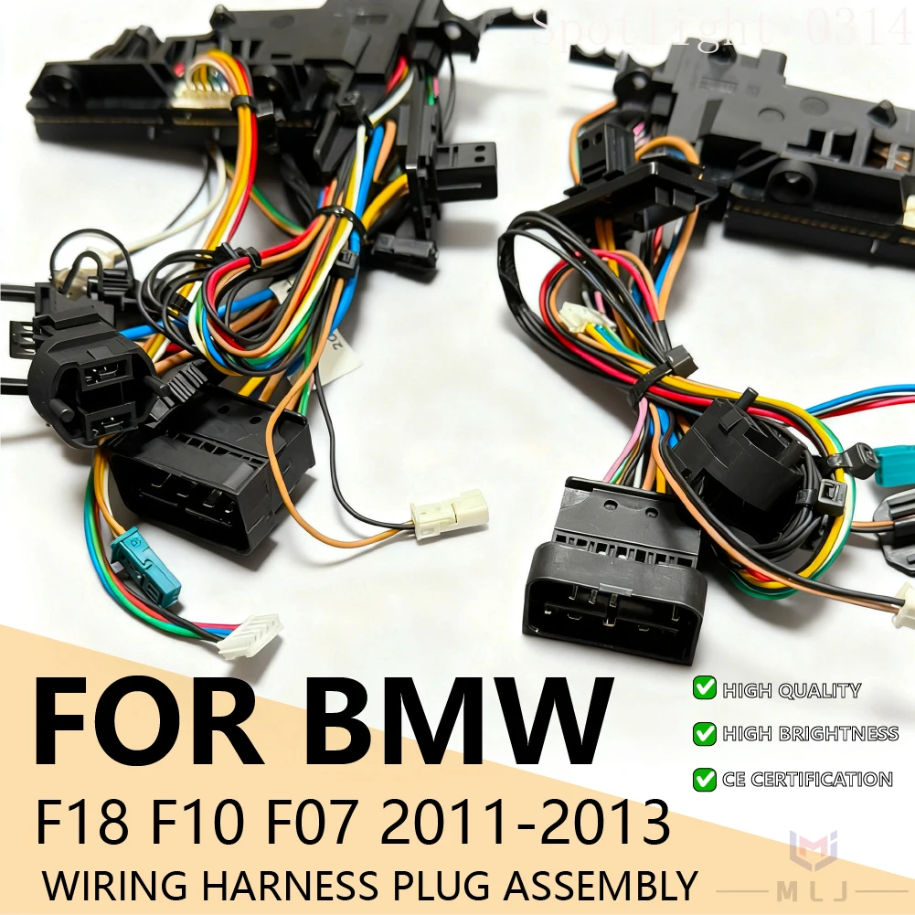 

For BMW 5 Series GT F10 F18 F07 2011 2012 2013 with AFS Car Headlight Internal Wire Harness Plug Wiring Harness Assembly