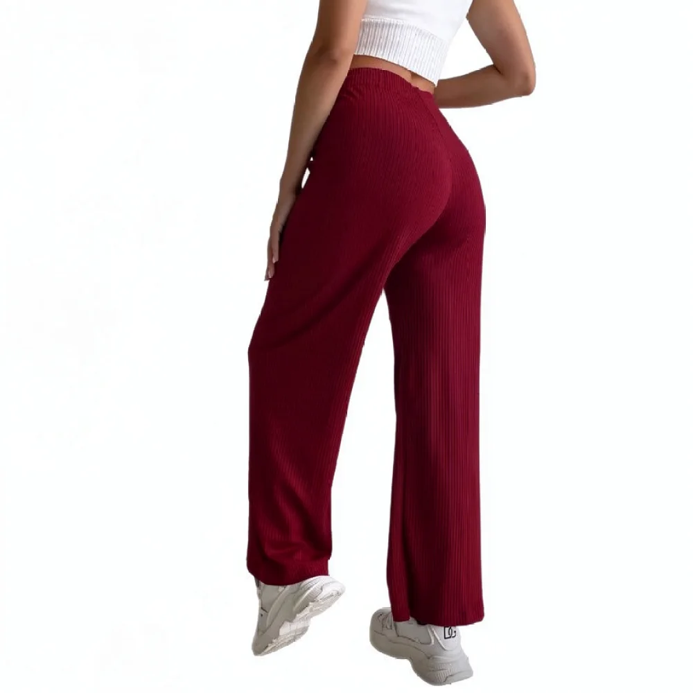 Comfortable Women Sports Trousers Loose Fit Casual Joggers Elastic Waist Fitness Workout Running Athletic Long Pants