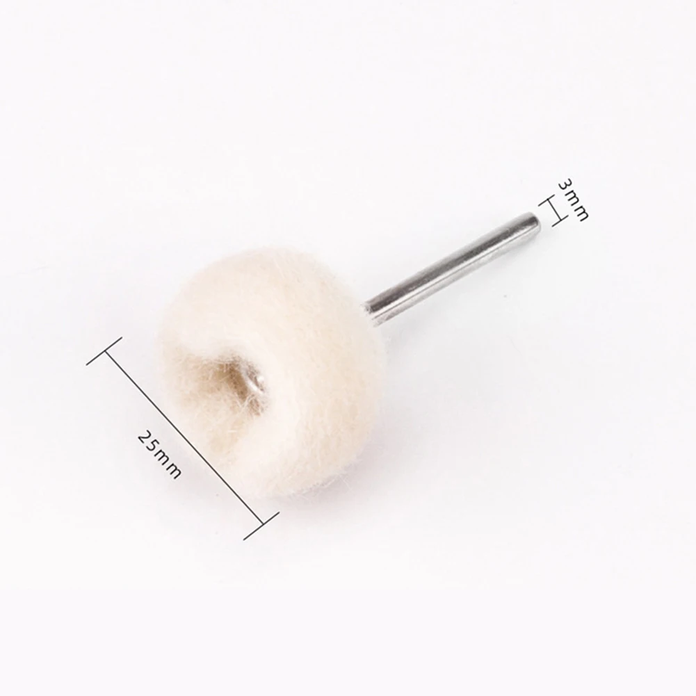 

Set of 5 Wool Grinding Wheels 2.35mm for Polishing and Buffing Metal and Stone Materials in Jewelry and Applications