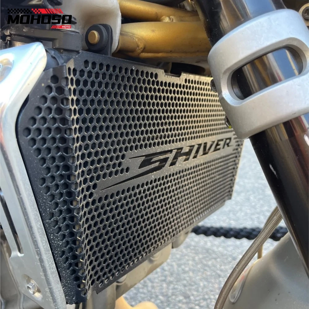 

FOR Aprilia Shiver 900 ABS E4 SL 750 2007-2017 Radiator Grille Guard Oil Cooler Grill Cover Protector Dorsoduro 750 2018-2023