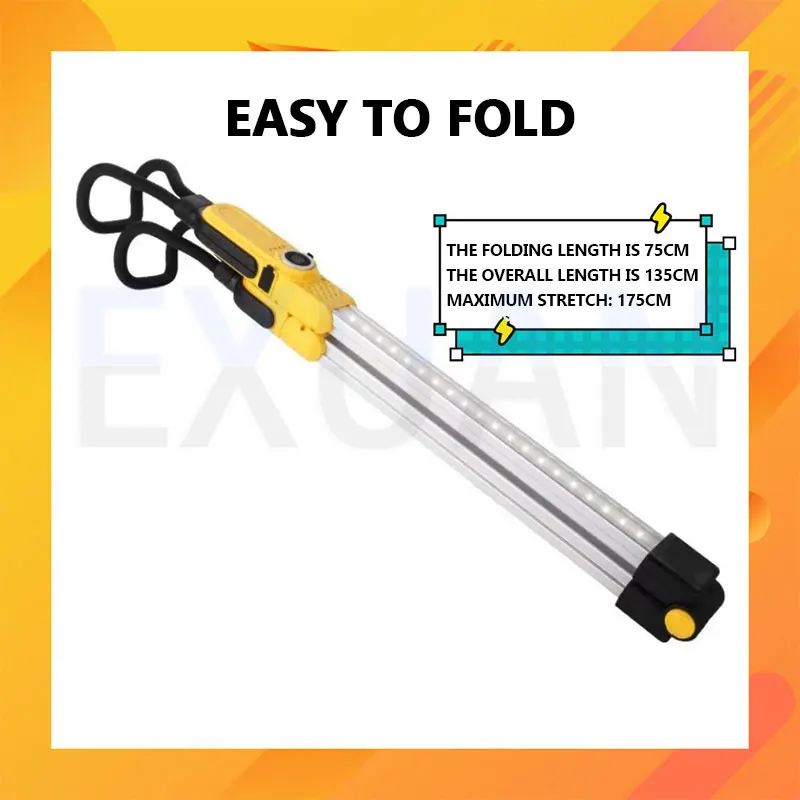 Reparación de automóviles capó de motor mantenimiento de trabajo luz LED compartimento de motor recargable capó luces de cabina de coche y luces de capó Luz de mantenimiento de trabajo del capó de reparación de automóv