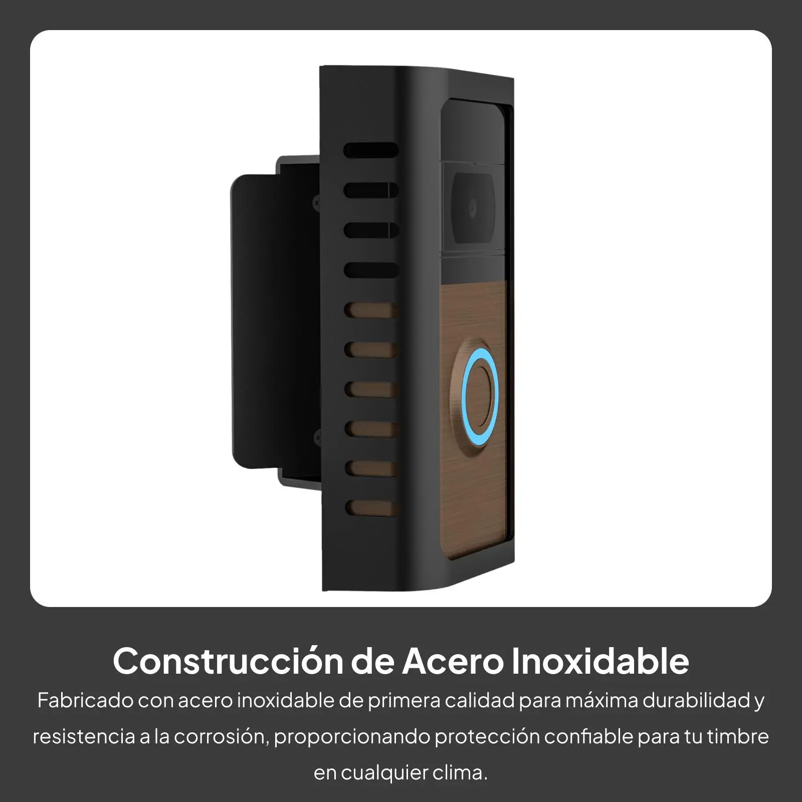Anti Theft Video Doorbell Mounts, Left and Right 45° Adjustable Full Protection Box Cover for Video Doorbell 1/2/3/4 Renters
