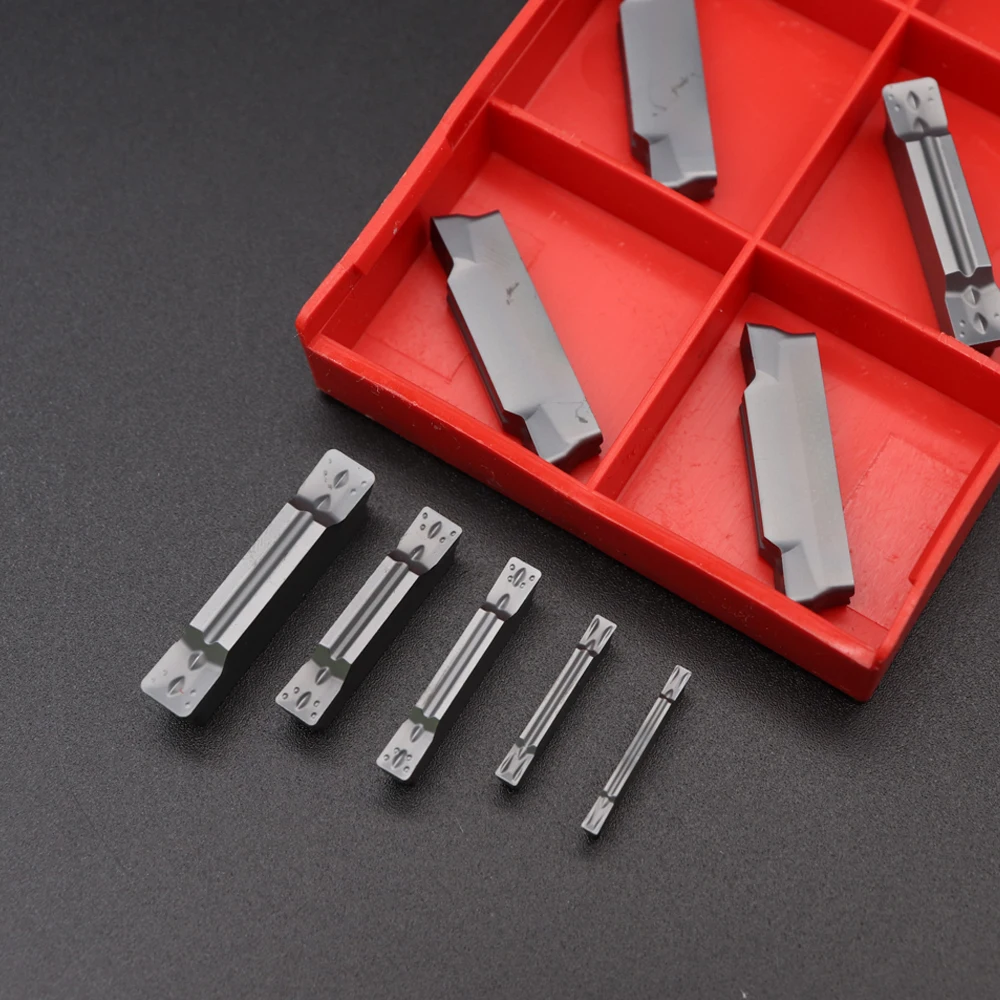 10Pcs MGMN150 MGMN200 MGMN300 MGMN400 M 9030 Grooving Insert Lathe Slotted Blade Turning Tool Carbide Insert CNC Lathe Cutter