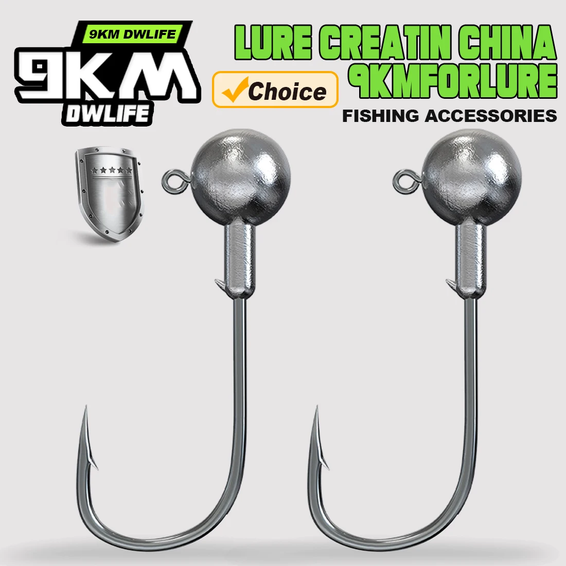9KM 5Pcs Jig Head H…