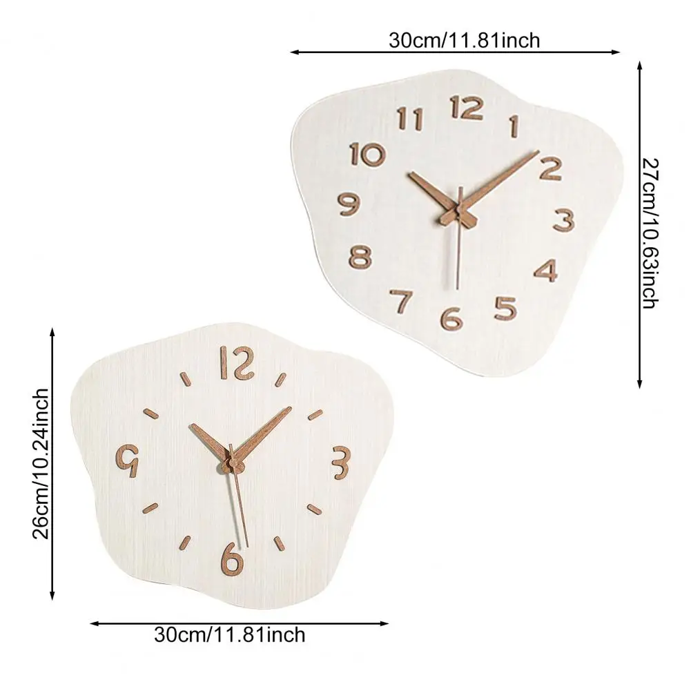 Decorative Wall Clock Decorative Cloud Wall Clock High Precision Silent Battery Operated Timepiece Easy to Install Non-ticking