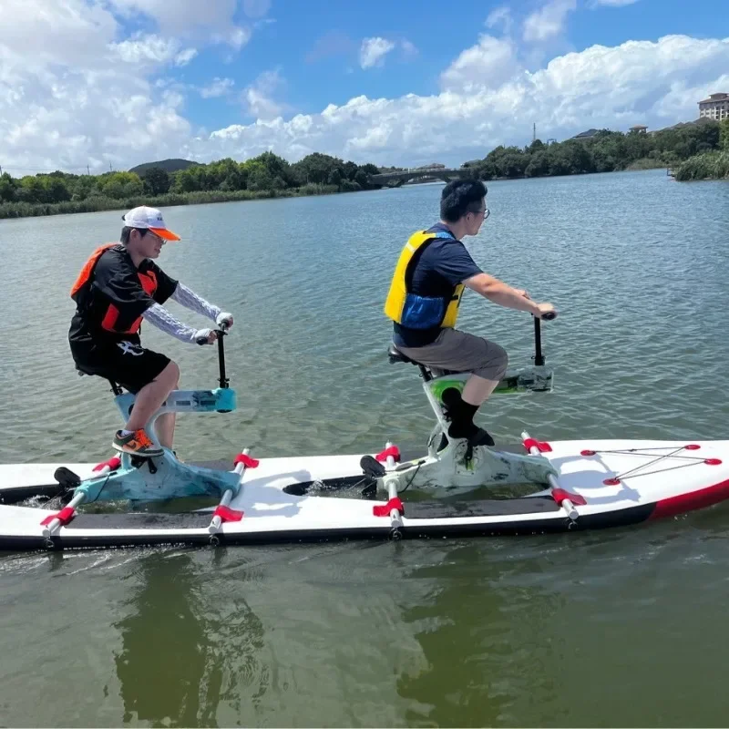 Double independent water bicycle scenic water amusement park parent-child sightseeing boat water bicycle
