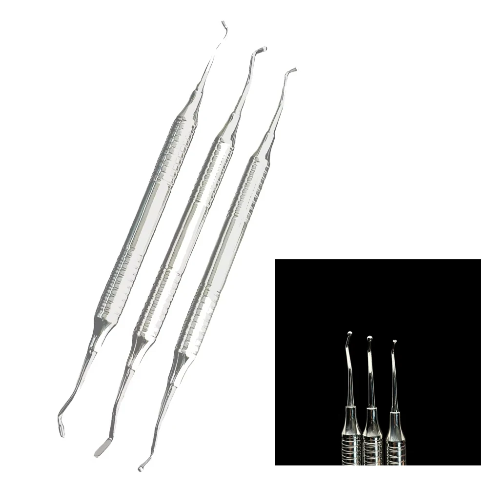 

Dental Resin Composite Filling Spatula Double Ends Stainless Steel Dentist Tool for Cavity Restoration Lab Instruments
