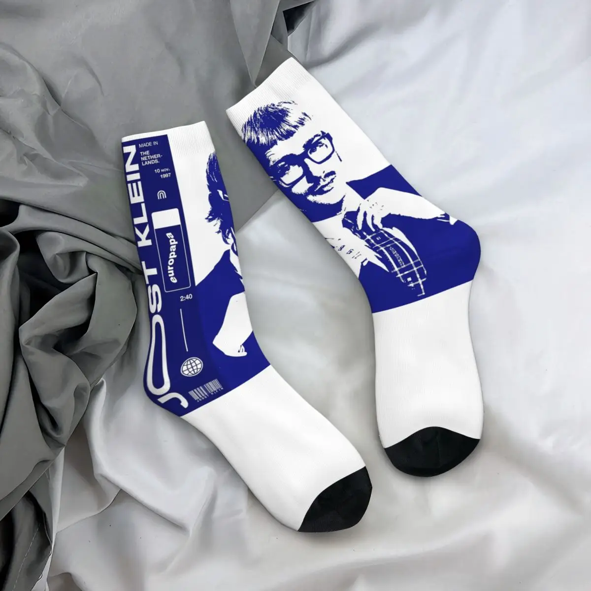 Joost Klein Europapa Eurovisions 2024 Netherlands Holland Middle Socks for Women Men Merch All Seasons Soft Crew Socks Non-slip