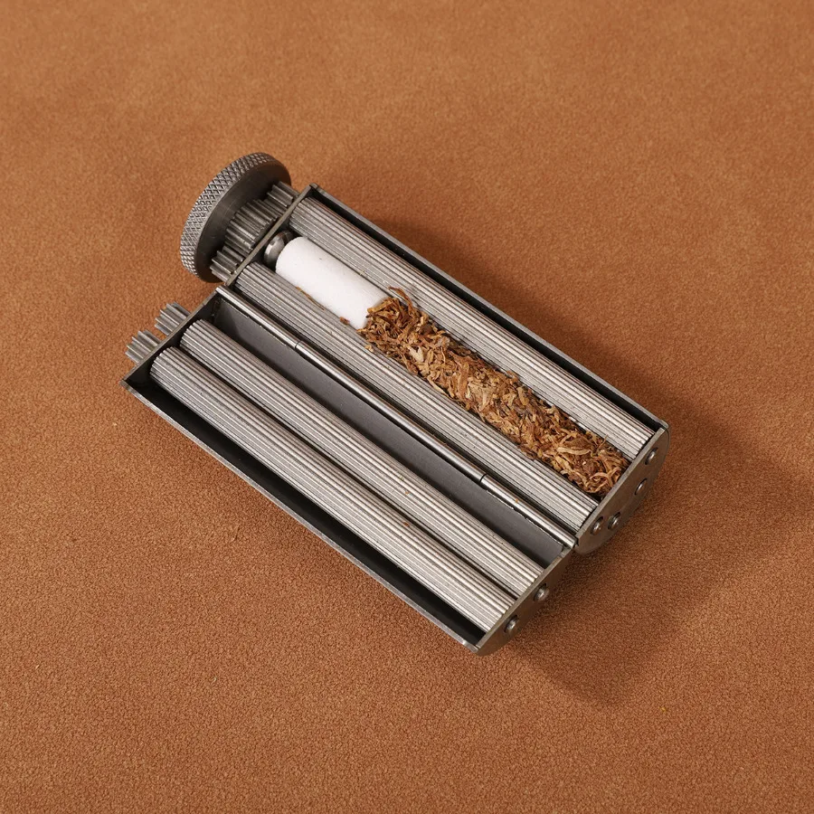 Cigarette Roller, Cigarette Maker, Stainless Steel Cigarette Machine. Compatible with 70mm Cigarette Paper & 8mm Diameter Filter