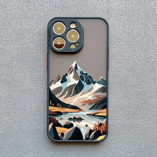 Nebelgebirge-Landschaft Handyhülle für iPhone 15 14 12 13 Mini 16 Plus 17 16 11 Pro Max X XS XR Stoßfeste Rückseite Schutzhülle – Detail 7