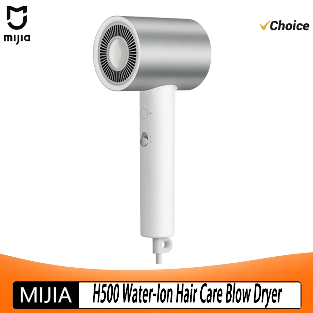 MIJIA H500 Water Ion Hair Dryer Professional Blow Hair Dryer Negative Ionic Blower Electric Dryer Diffuser Quick Dry Hair *CN*