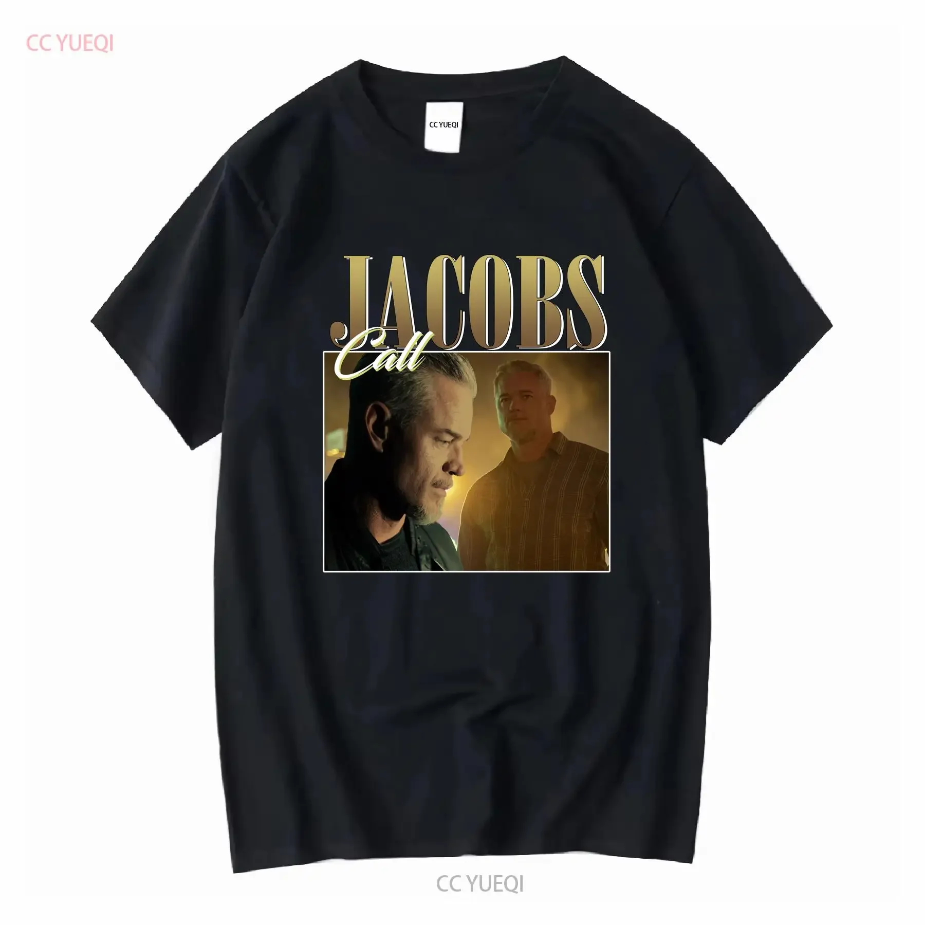 Cal Jacobs Euphoria série TV Eric Dane t-shirt vintage haut délavé pour un usage quotidien unisexe respirant homme polyvalent
