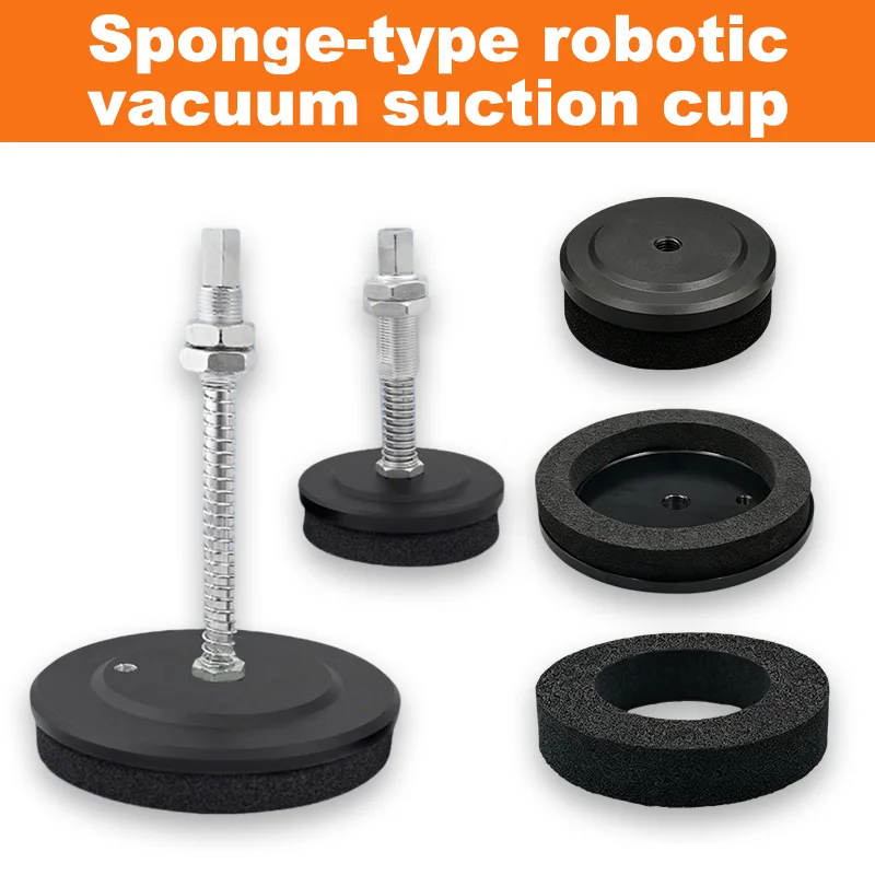 Sponge-type vacuum suction cup for Uneven/Irregular Surfaces 40/50/80/100/120/150/200MM Industrial Non-Marking Sponge Gripper
