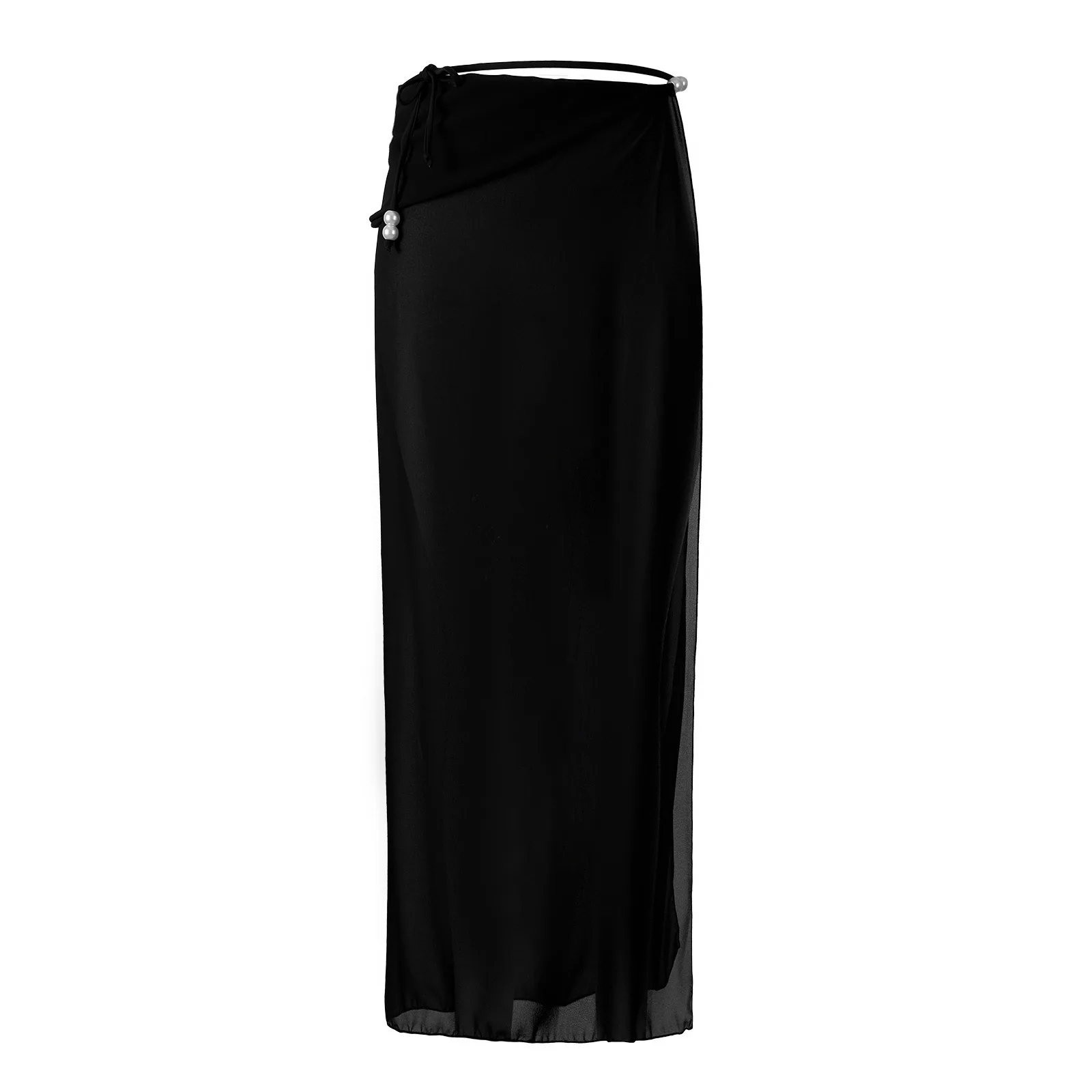 One-piece Women Floral Swimwear Skirt Swimsuit Solid Color Sexy Bikini Set Beach Vacation Style Wear Maxi Dress Skirt
