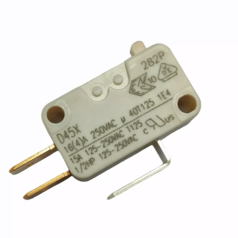 16A 250VAC 45X صغير إعادة تعيين الروك مع مقبض طويل/بدون مقبض طويل إعادة تعيين السفر الحد microswitch 16A250V