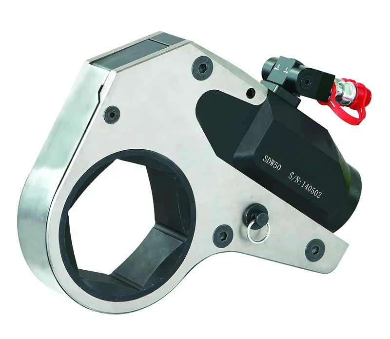 

SHWD60 10000Psi 38463Nm Hydraulic Tools Hollow Actuator Ratchet Torque Wrench 360 Degree Swivel Couplings AF 41-90mm Cassette