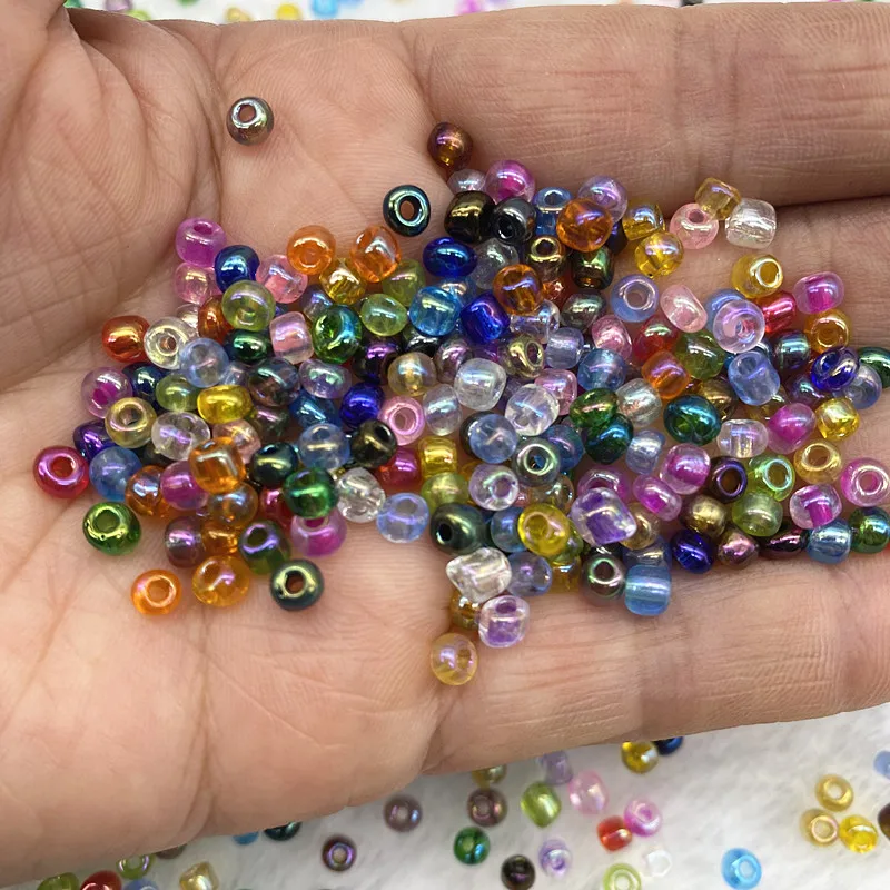 New 15g 2mm 3mm 4mm Charm Czech Glass Seed Beads DIY Bracelet Necklace Beads for Jewelry Making DIY Earring Necklace 42#