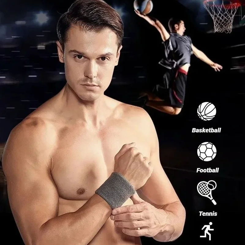 

Fitness Exercise Wristband Towel Sports Wristbands Tennis Sweat Bands Wrist Guard Ball Padel Fitness Sweatbands Wrap Padel Cuf