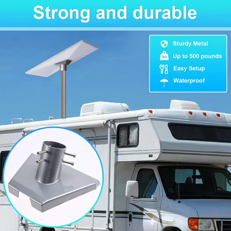 

Соединение базовой трубы Star Gen3/V3 подходит для Starlink V3 Верхняя антенна Вращающийся кронштейн Адаптер спутникового монтажного кронштейна