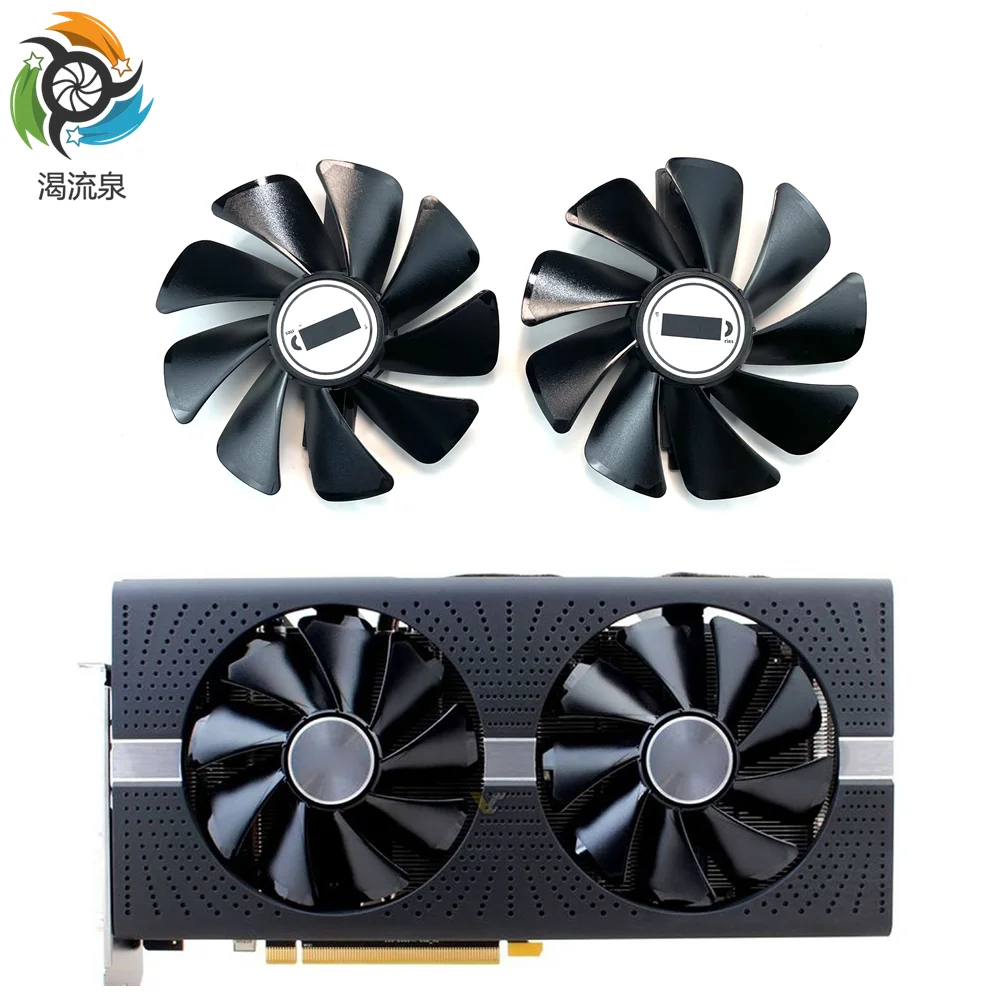 CF1015H12Dクーラーファンサファイアradeon rx 470 480 580 570ニトロ鉱業版RX580 RX480のゲームのビデオカード冷却ファン