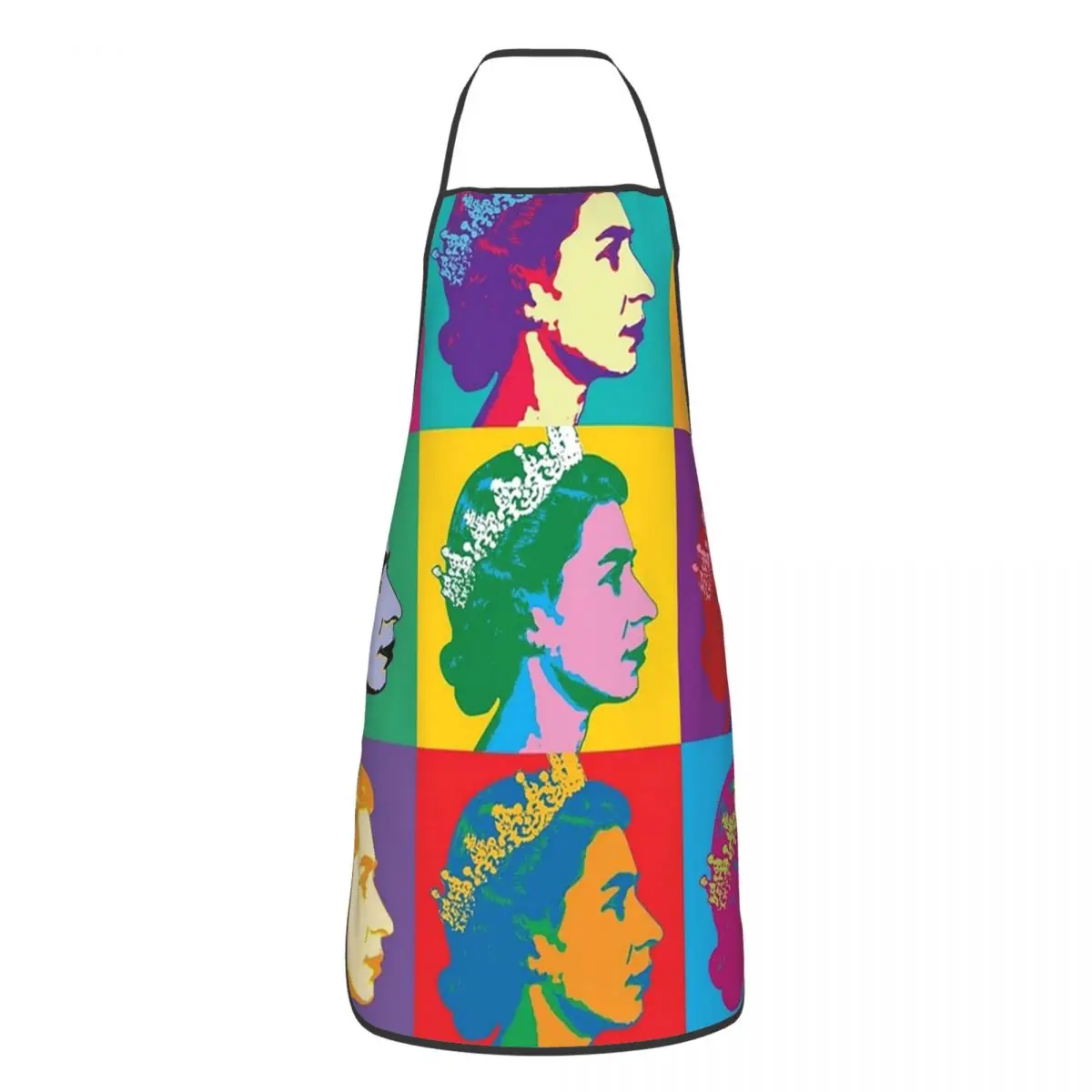 Elizabeth Ii X Long Live The Queen Apron Chef Cooking Cuisine Tablier Waterproof Bib Kitchen Cleaning Pinafore for Women Men