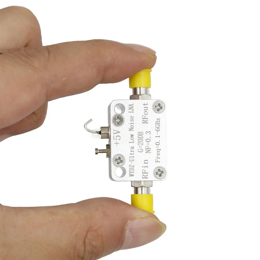 100MHz-6000MHz 20DB Ultra Low Noise LNA Amplifier NF=0.3 RF Drive Signal Receiver Anti-interference High Gain Output