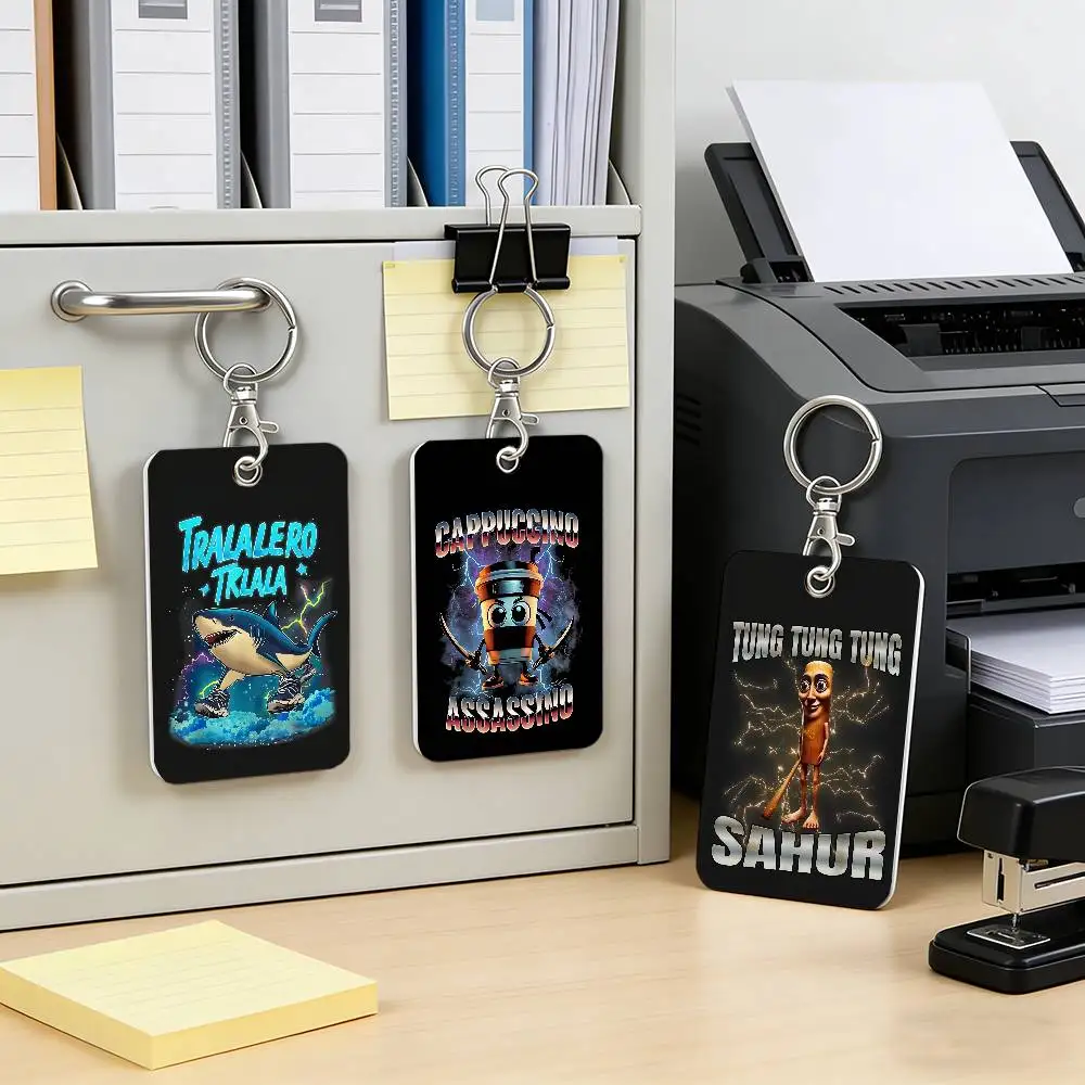 

MEME ITALlAN Brainrot Creative animal Card Holder Credit Card & ID Organizer, Cute Wallet, Everyday Accessory, Playful Accessory