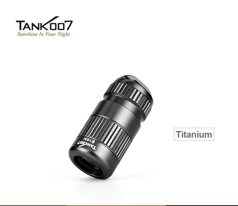 TANK007 E15 AI Outdoor Super Bright LED Flashlight Night Riding Camping Hiking Hunting & Indoor Activities Use
