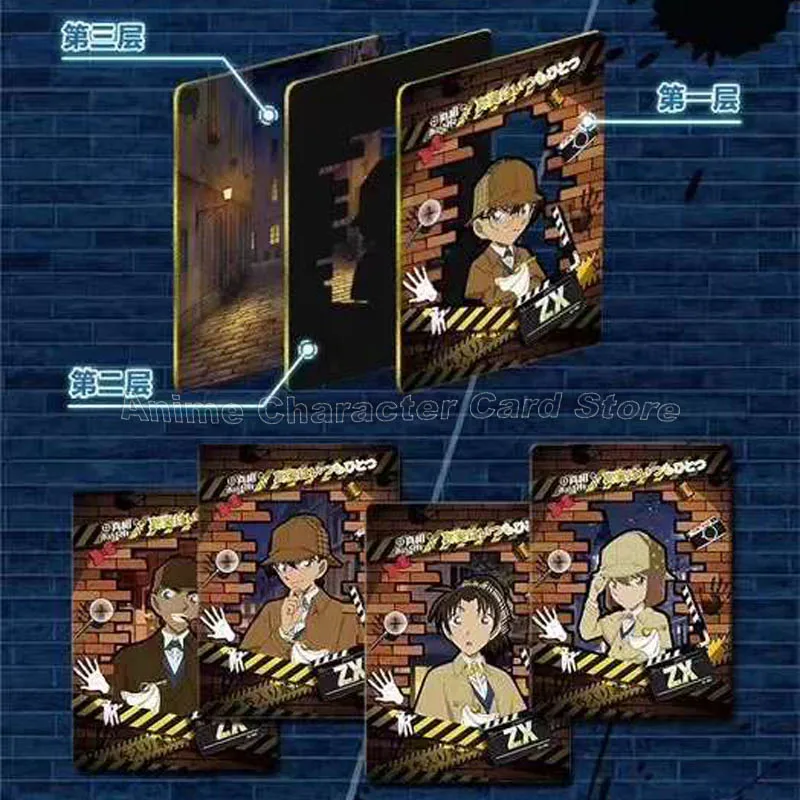 X-works Detective Conan Card Anime Figure Character Collection Cards Children\'s Toy Gift Rare EX BP SP