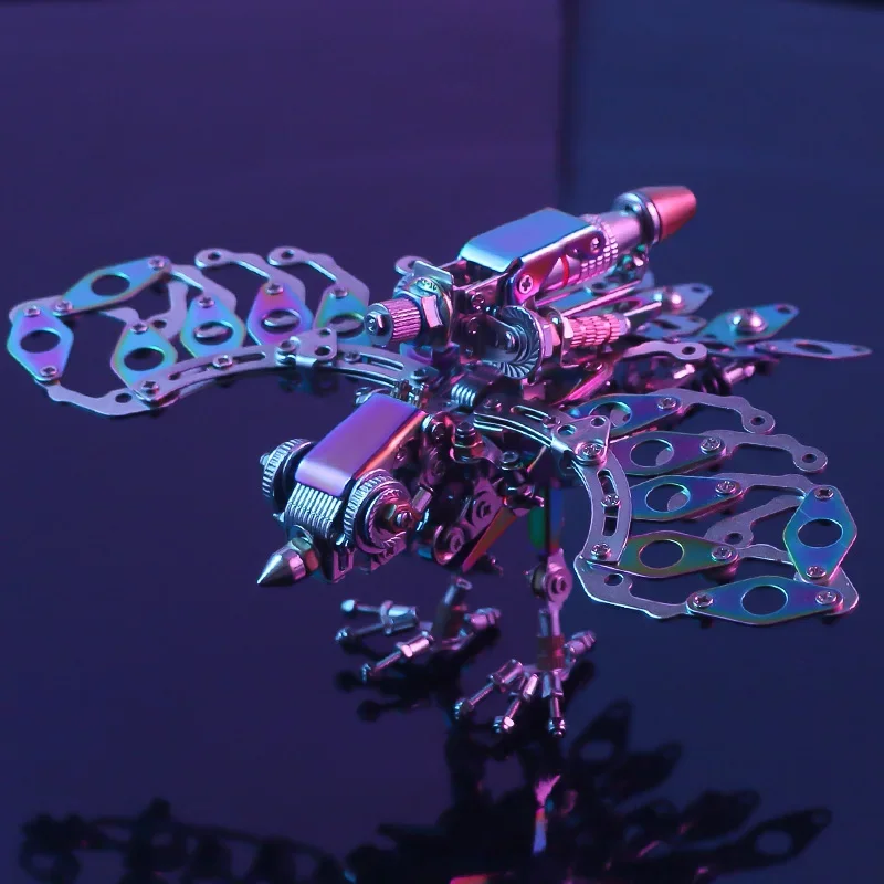 

Mechanical Insect Cool Metal Assembly Model DIY Handmade Creative Birthday Gift for Boys and Children Ceremony Sense