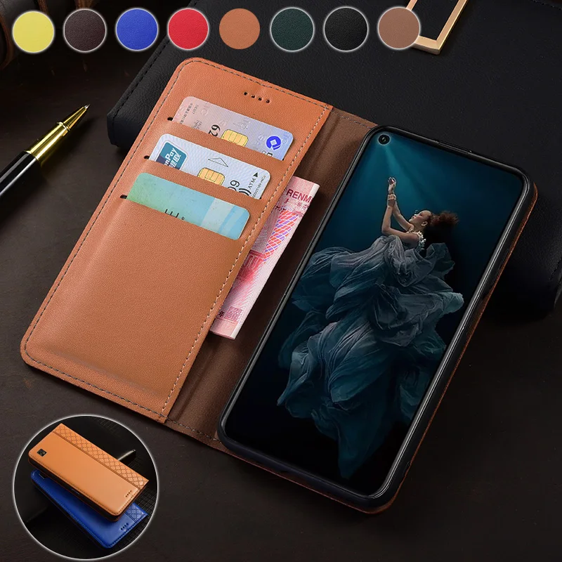 

Napa Inner Grid Genuine Leather Flip Case For OPPO Find X8 X8S X9 Pro Plus Ultra Phone Wallet Cover Cases Scratch Proof