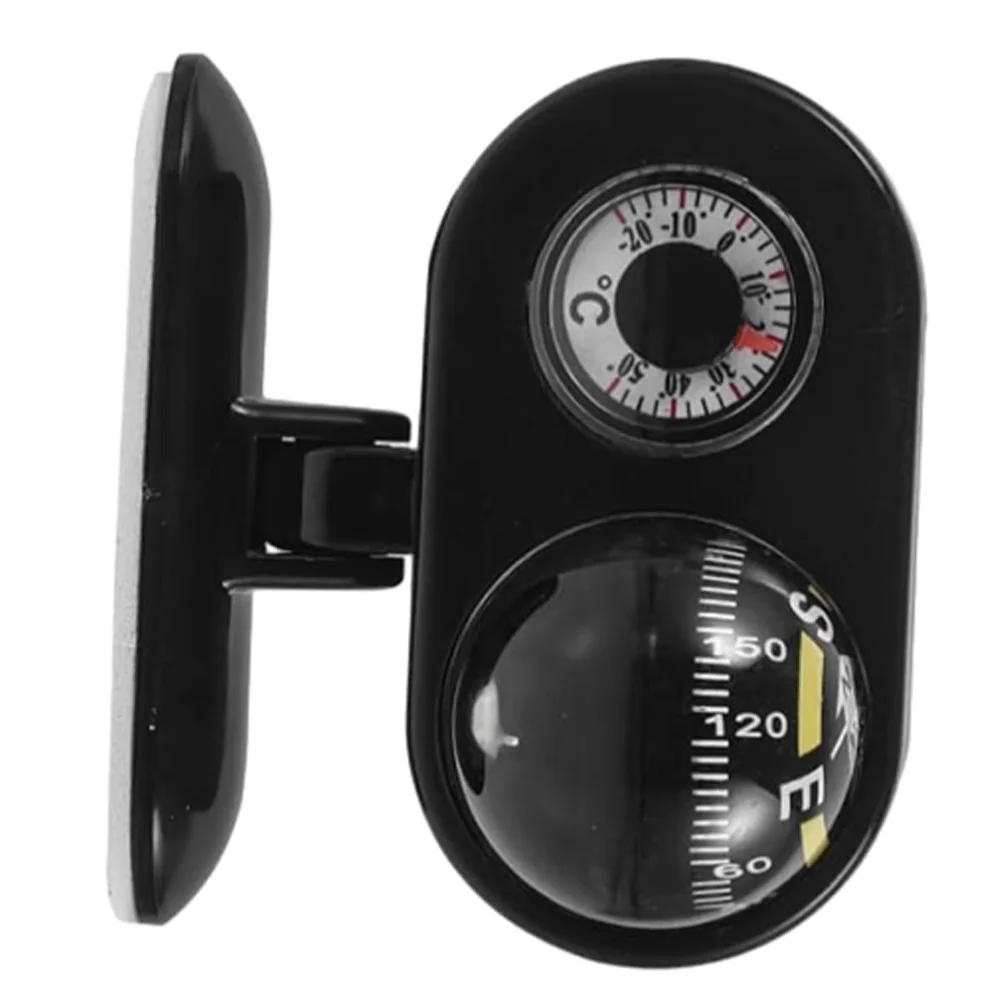 ABS and PMMA  Car Compass With Temperature Indicator for Most Car and Marine use Compass; Temperature Measurement