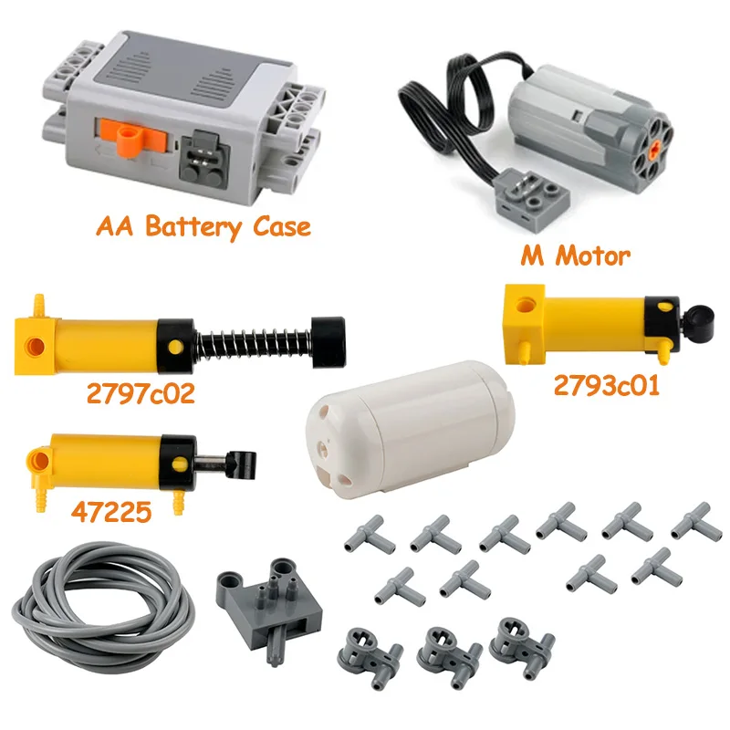 

Технология пневматики, строительные блоки с двигателем M, пневматический Airtank/воздушный шланг/цилиндр 19478, аксессуары для игрушечных кирпичей «сделай сам»