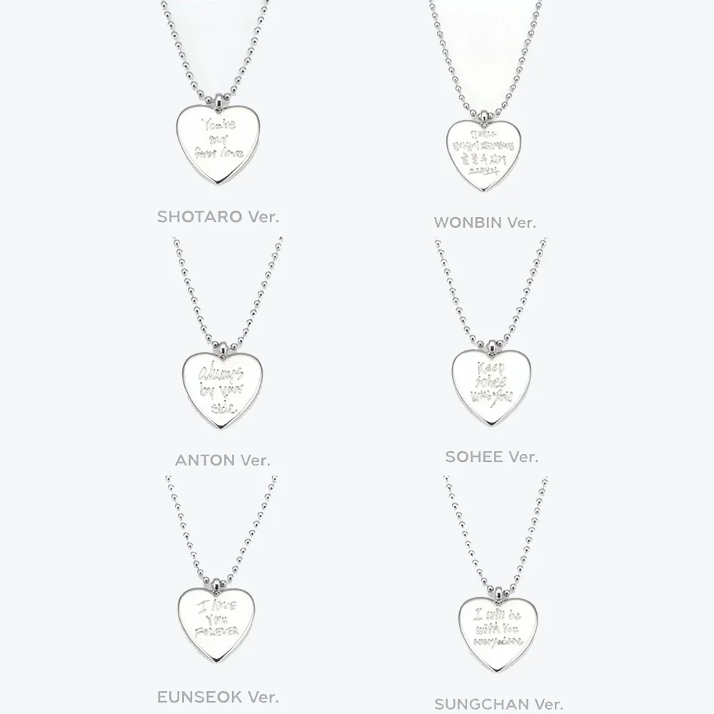 KPOP RIIZE Necklace 1: 1. High Reduction Valentine's Day Pop-Up Store Necklace Couple Jewelry WONBIN SOHEE ANTON Fans Collection